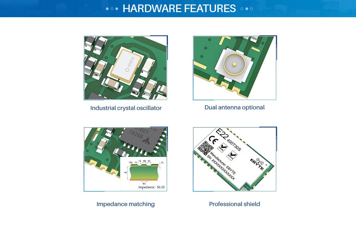 E22-400T30S HARDWARE FEATURES