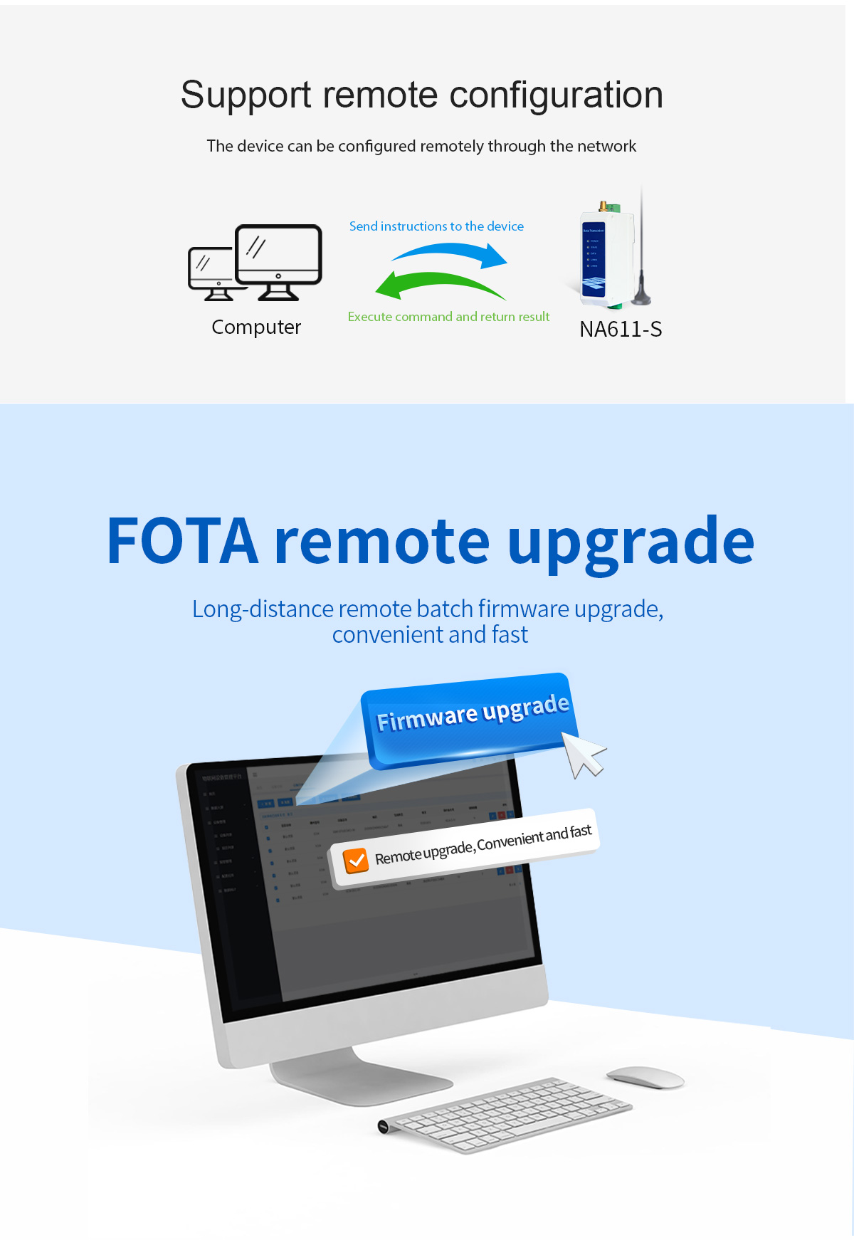 FOTA remote upgrade