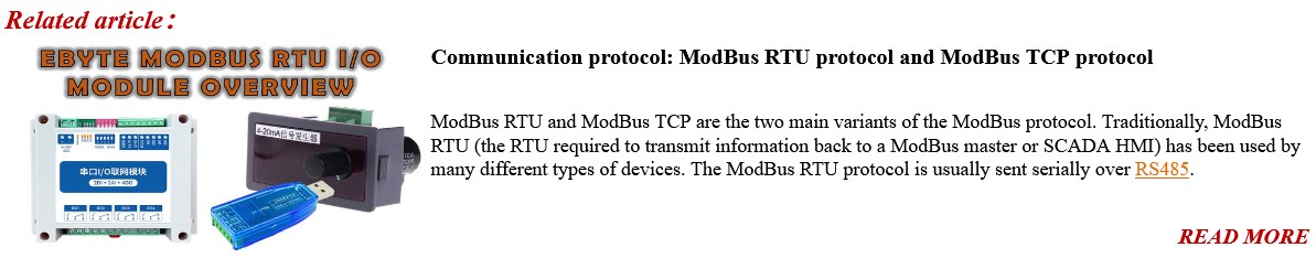 MODBUS TCP and RTU