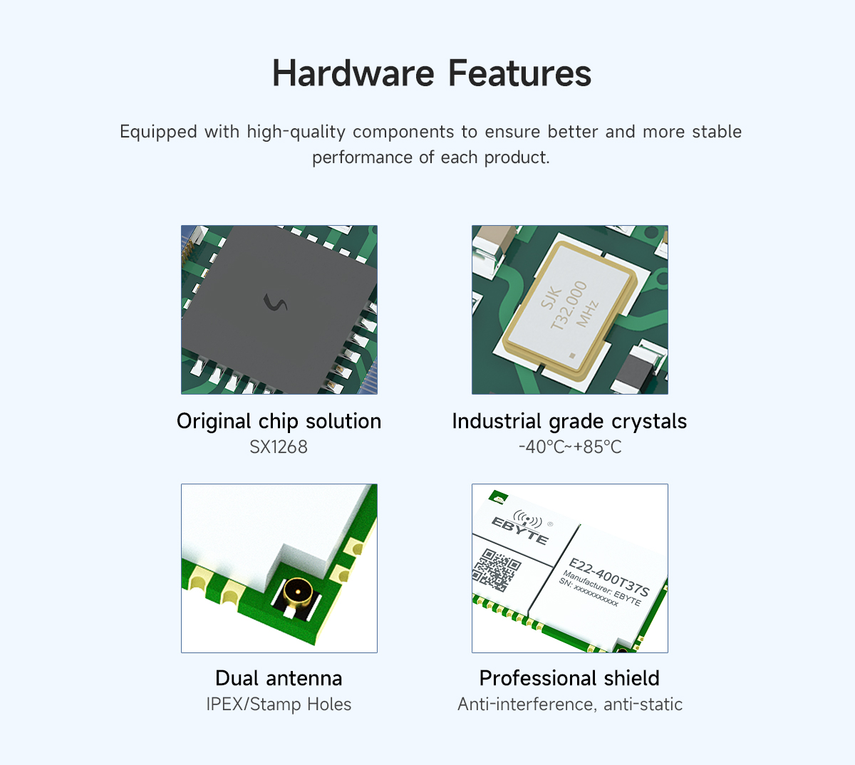 E22-400T37S Hardware Features