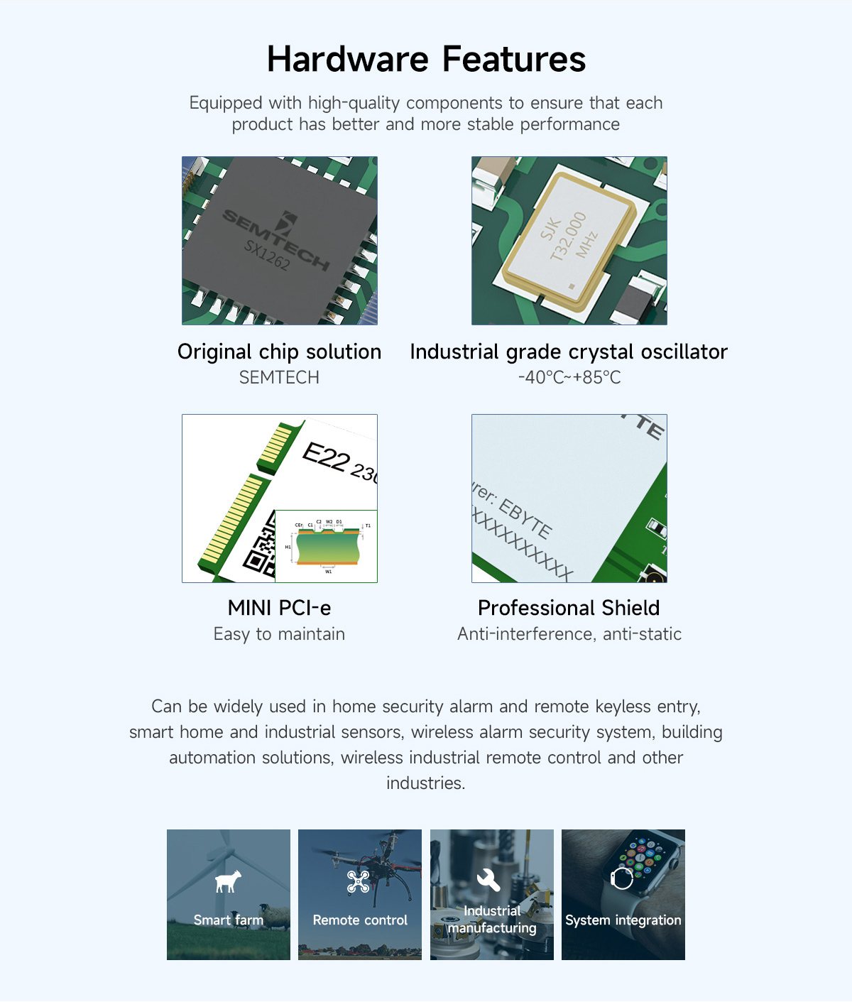 E22-230T30E Hardware Features