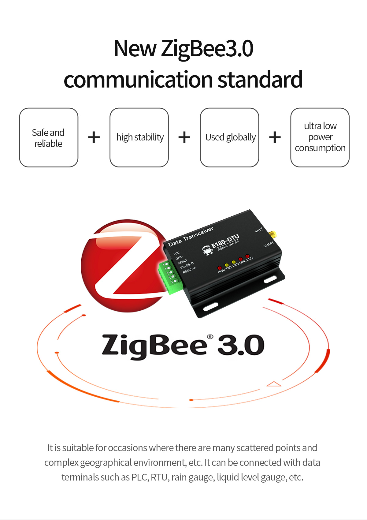 New ZigBee3.0 communication standard