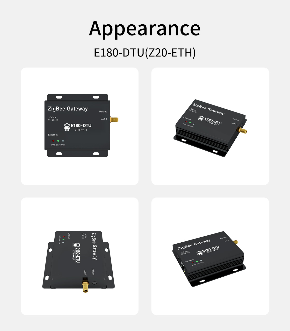 E180-DTU(Z20-ETH) Appearance