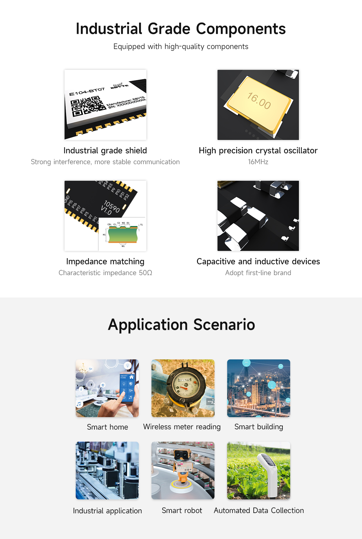 E104-BT07 Industrial Grade Components, Application Scenario