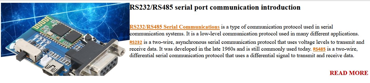 serial port