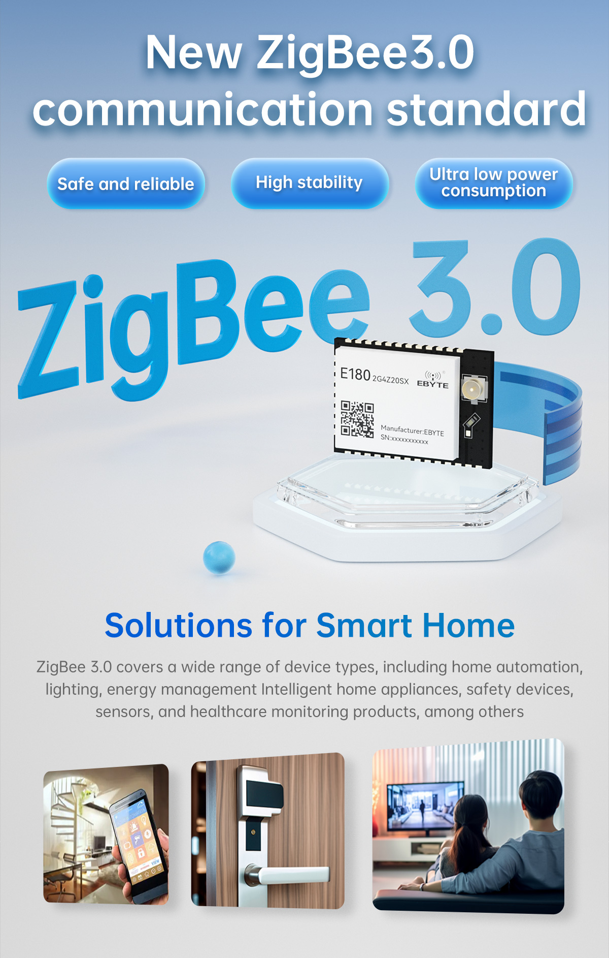 New ZigBee 3.0 communication standard